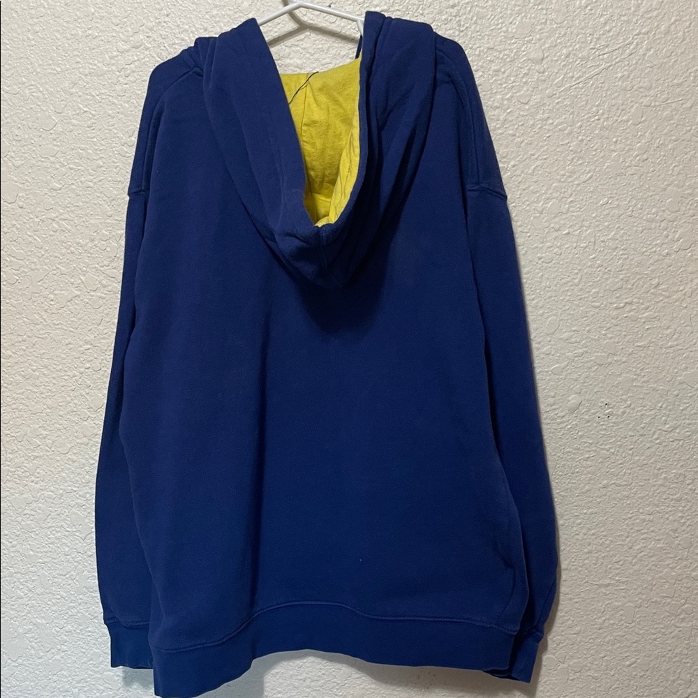 Looney Tunes Kids Blue And Yellow "World's Best Hunter" Hoodie. Size L. - Picture 4 of 8